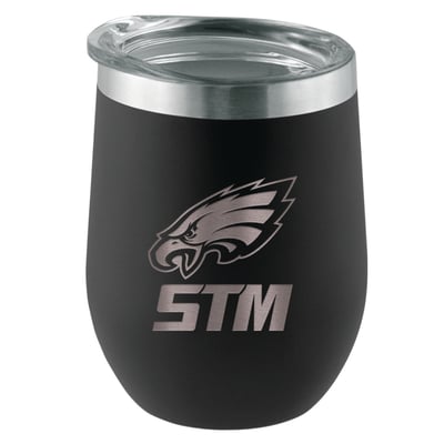 Philadelphia Eagles The Memory Company 12oz STM Etched Stainless Steel Stemless Tumbler - Black