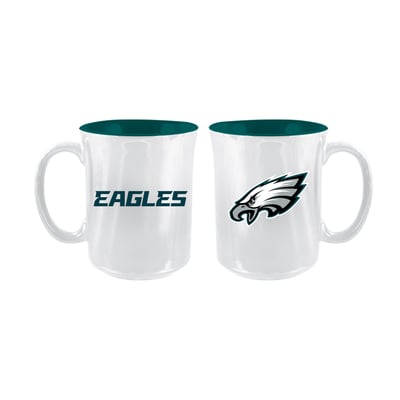 Philadelphia Eagles The Memory Company 2-Pack 15oz. Iridescent Ceramic Mug Set