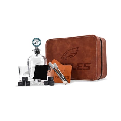 Philadelphia Eagles The Memory Company Decanter Set