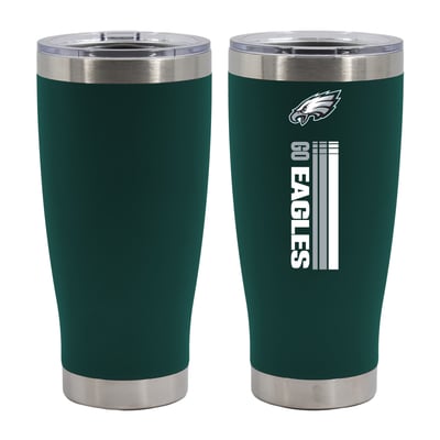 Philadelphia Eagles The Memory Company Let's Go 20oz. Stainless Steel Tumbler