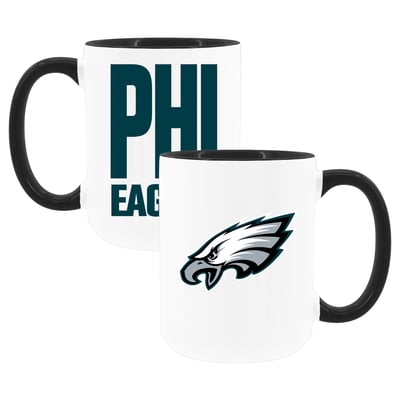 Philadelphia Eagles The Memory Company Two-Piece 15oz. Coffee Mug Set