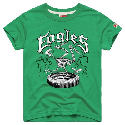  Philadelphia Eagles Homage Toddler NFL x Grateful Dead Tri-Blend T-Shirt - Kelly Green