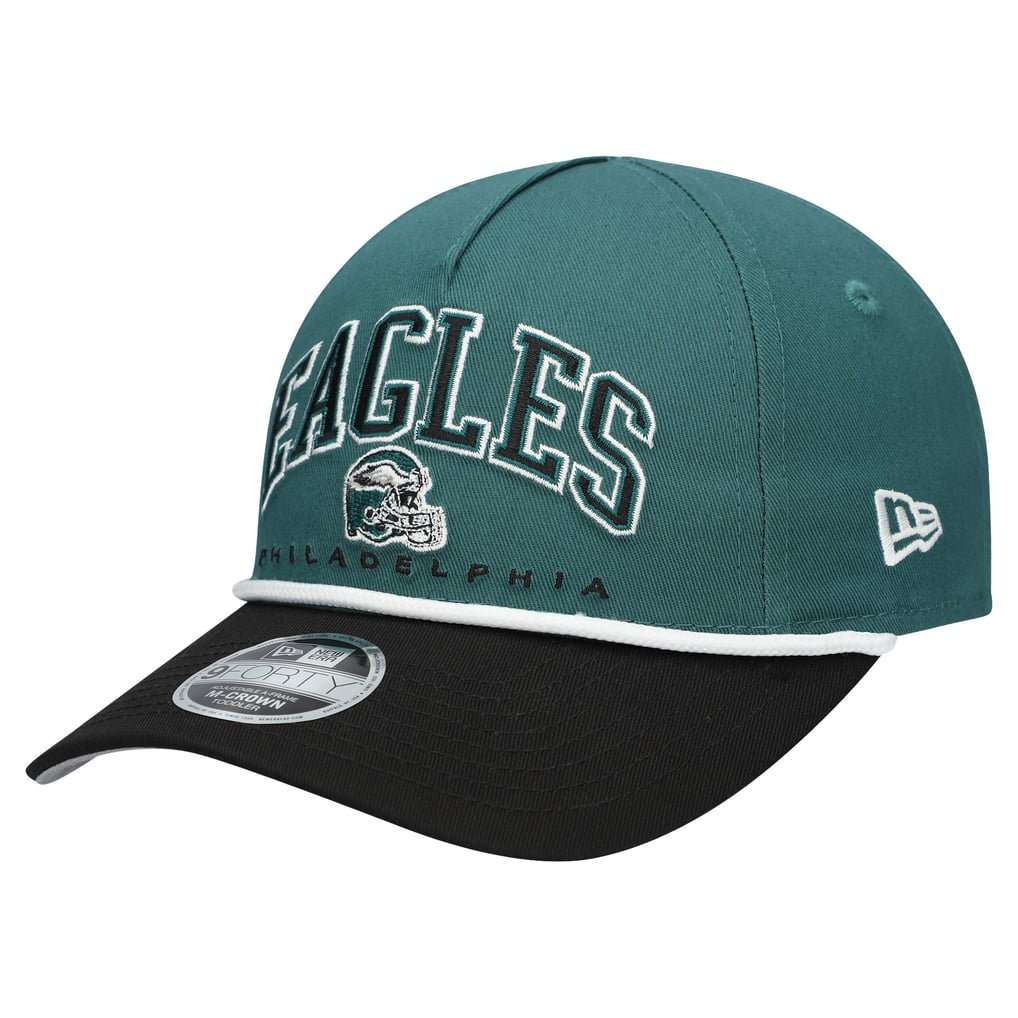 New Era Teal and Black 9FORTY Eagles Cap New Era Philadelphia Eagles  main image 2