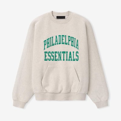 Philadelphia Eagles Fear of God x NFL Unisex 90s Relaxed Sweatshirt - Oatmeal