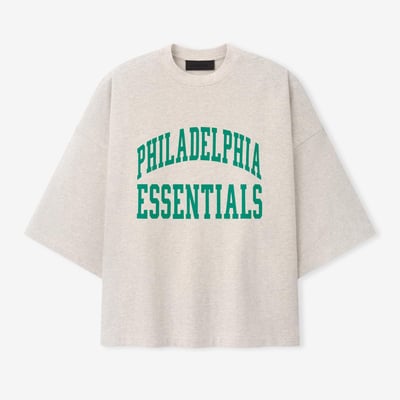 Philadelphia Eagles Fear of God x NFL Unisex Merch T-Shirt - Oatmeal