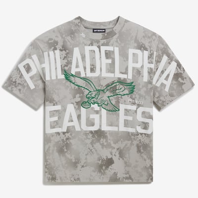  Philadelphia Eagles Off Season x NFL Unisex Camo Graphic T-Shirt - Gray