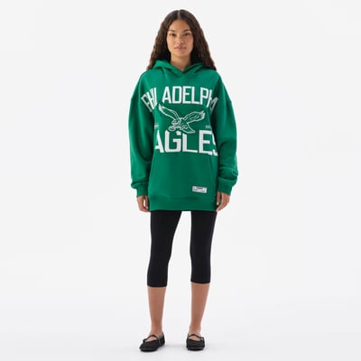  Philadelphia Eagles Off Season x NFL Unisex Oversized Hoodie - Kelly Green