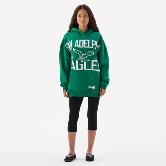  Philadelphia Eagles Off Season x NFL Unisex Oversized Hoodie - Kelly Green