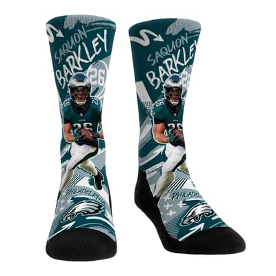 Saquon Barkley Philadelphia Eagles Rock Em Unisex Playmaker Crew Socks