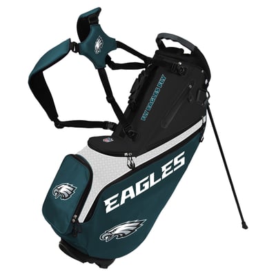 Philadelphia Eagles WinCraft Back Nine Stand Golf Bag