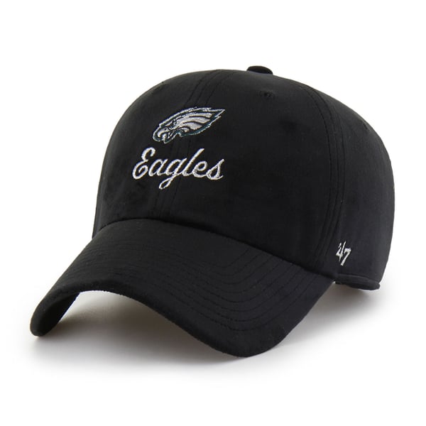 47 Brand Philadelphia Eagles Womens Hat Black NFL Adjustable Baseball Cap Men main image 4