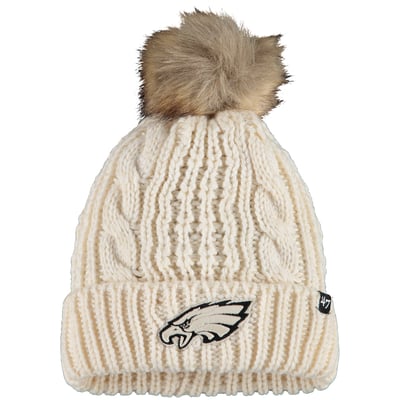Philadelphia Eagles '47 Women's Meeko Cuffed Knit Hat - Cream
