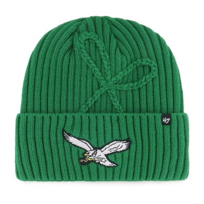  Philadelphia Eagles '47 Women's Bow Cuffed Knit Hat - Kelly Green