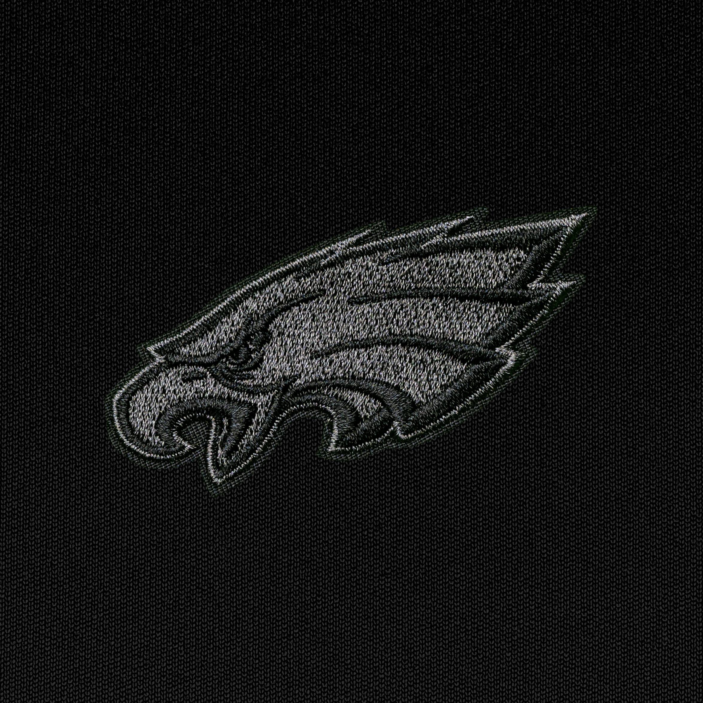 Women's Antigua Heather Black Philadelphia Eagles Tonal Logo