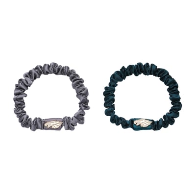 Philadelphia Eagles LUV AJ Women's Mini Silk Scrunchie Set