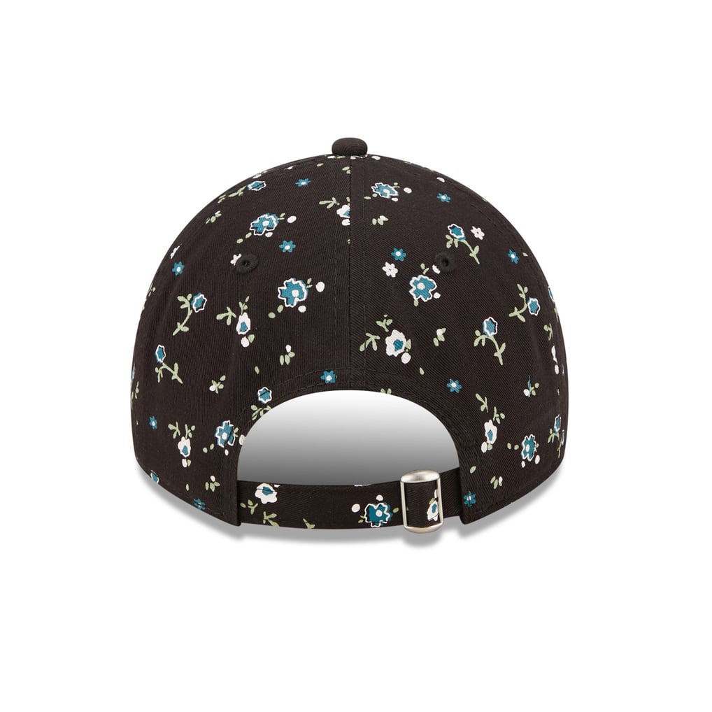 Gray and Black Eagles Cap with Floral Embellishments and pearls Women main image 2