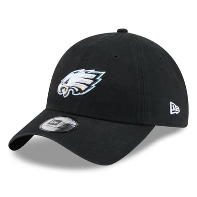 Philadelphia Eagles New Era Women's Throwback EVG Casual Classic Adjustable Hat - Black