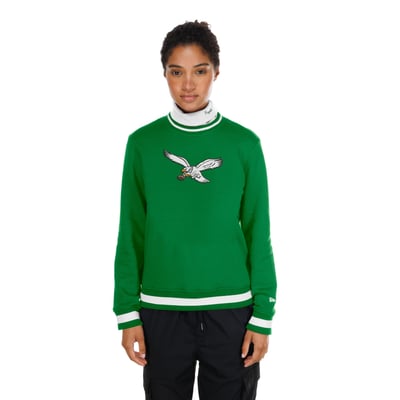  Philadelphia Eagles New Era Women's Sport Classics Turtleneck - Kelly Green