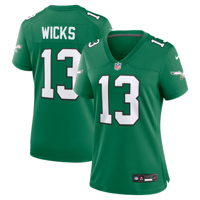 Dontayvion Wicks Philadelphia Eagles Nike Women's Alternate  Game Jersey - Kelly Green