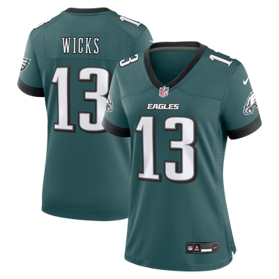 Dontayvion Wicks Philadelphia Eagles Nike Women's Team Game Jersey - Midnight Green