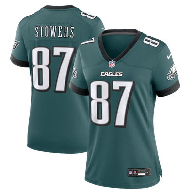 Eli Stowers Philadelphia Eagles Nike Women's Team Game Jersey - Midnight Green