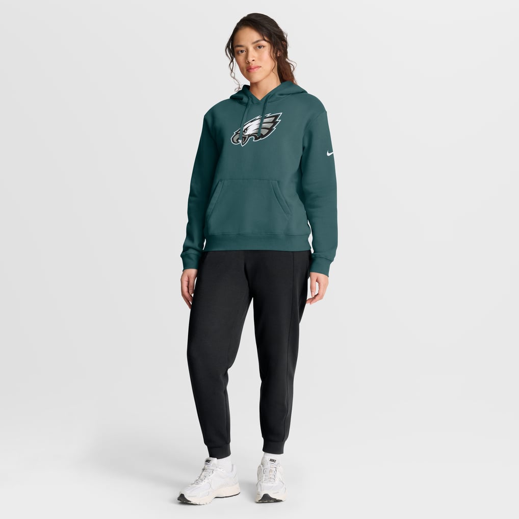 Philadelphia Eagles Nike Women's Club Fleece Pullover Hoodie - Green