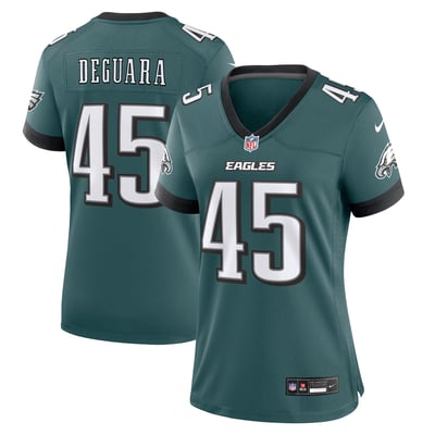 Josiah Deguara Philadelphia Eagles Nike Women's Team Game Jersey - Midnight Green