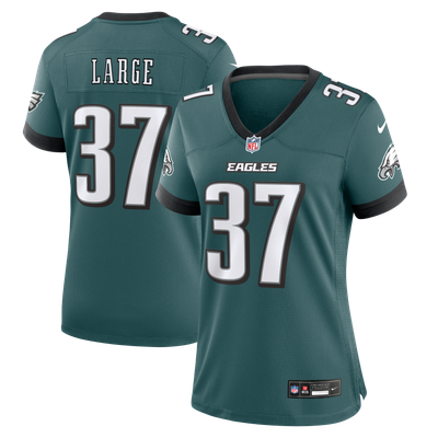 Tucker Large Philadelphia Eagles Nike Women's Team Game Jersey - Midnight Green