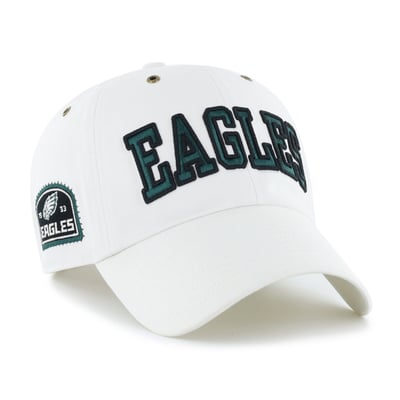 Philadelphia Eagles Stoney Clover Lane x '47 Women's Overlay Clean Up Adjustable Hat - White