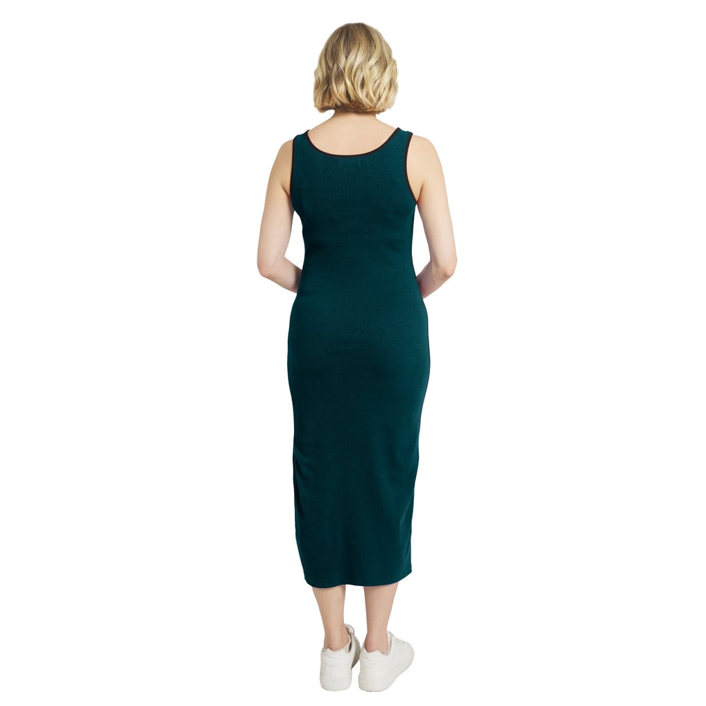 green ribbed tank dress Women's WEAR by Erin Andrews Midnight Philadelphia Eagles Size: Small 7908566401103