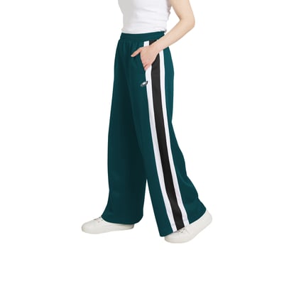  Philadelphia Eagles WEAR by Erin Andrews Women's Stripe Track Pants - Midnight Green