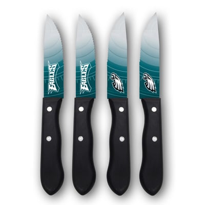 Philadelphia Eagles Woodrow 4-Piece Stainless Steel Steak Knife Set