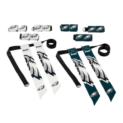 Philadelphia Eagles Franklin Sports Youth NFL Flag Football Set