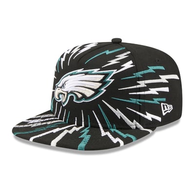 Philadelphia Eagles New Era Youth Bolt 9FIFTY A-Frame Snapback Hat - Black