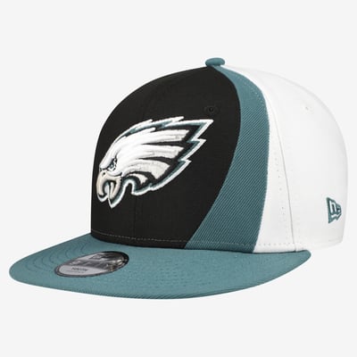 Philadelphia Eagles New Era Youth Shock 9FIFTY Snapback Hat - Black
