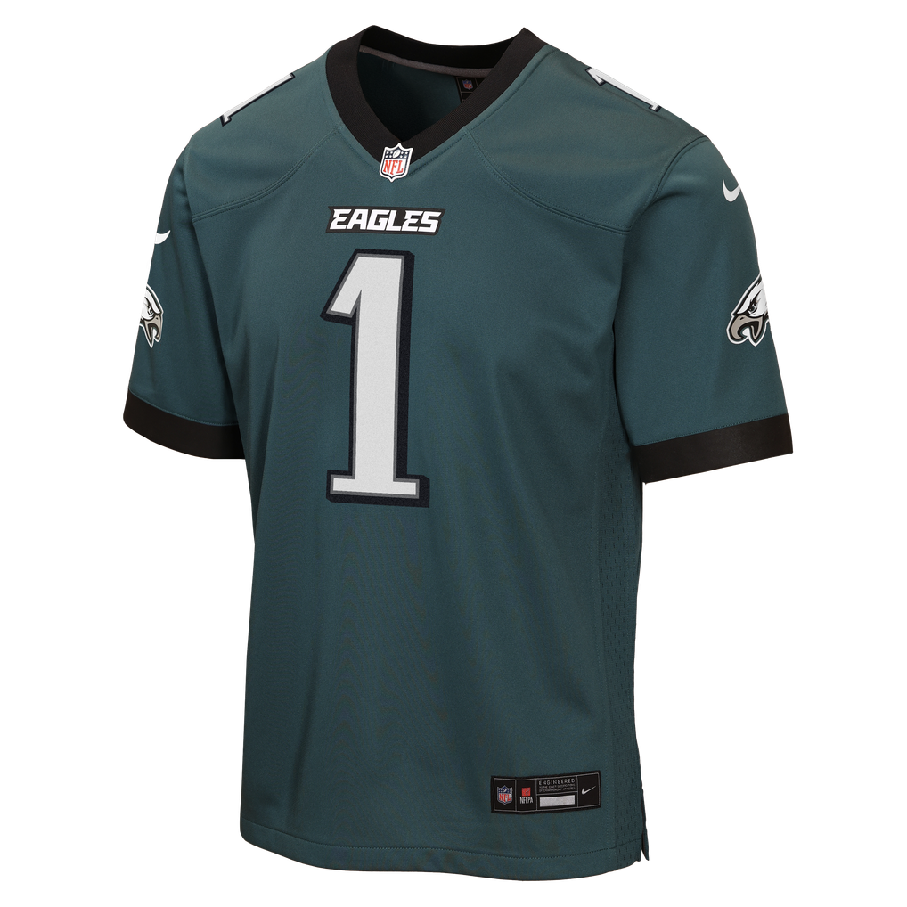 Youth Nike Jalen Hurts Midnight Green Philadelphia Eagles Team Game Jersey