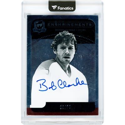Bobby Clarke Philadelphia Flyers Autographed 2011-12 Upper Deck The Cup Enshrinements #CE-BC #25/50 Card 