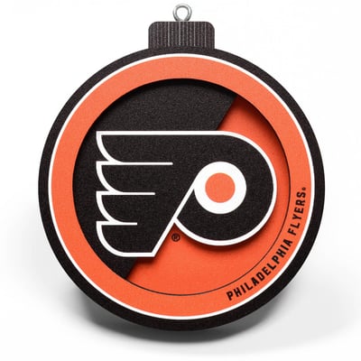 Philadelphia Flyers Fanpoint 3D Logo Series Ornament
