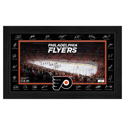Philadelphia Flyers Highland Mint Limited Edition 2026–27 Facsimile Signature 12" x 20" Rink Framed Photo