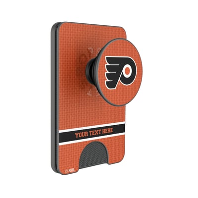 Philadelphia Flyers Keyscaper Personalized Solid PopSockets Magnetic Wallet