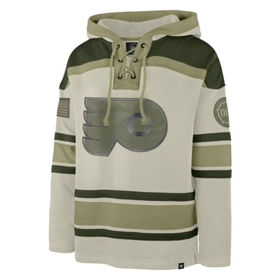 Philadelphia Flyers '47 OHT Military Appreciation Lacer Hoodie - Beige
