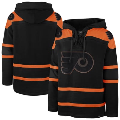 Philadelphia Flyers '47 Fall Color Pop Lacer Hoodie - Black
