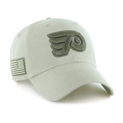 Philadelphia Flyers '47 OHT Tri-Hit Clean Up Adjustable Hat - Cream
