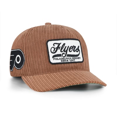 Philadelphia Flyers '47 Corduroy Patch Hitch Adjustable Hat - Tan