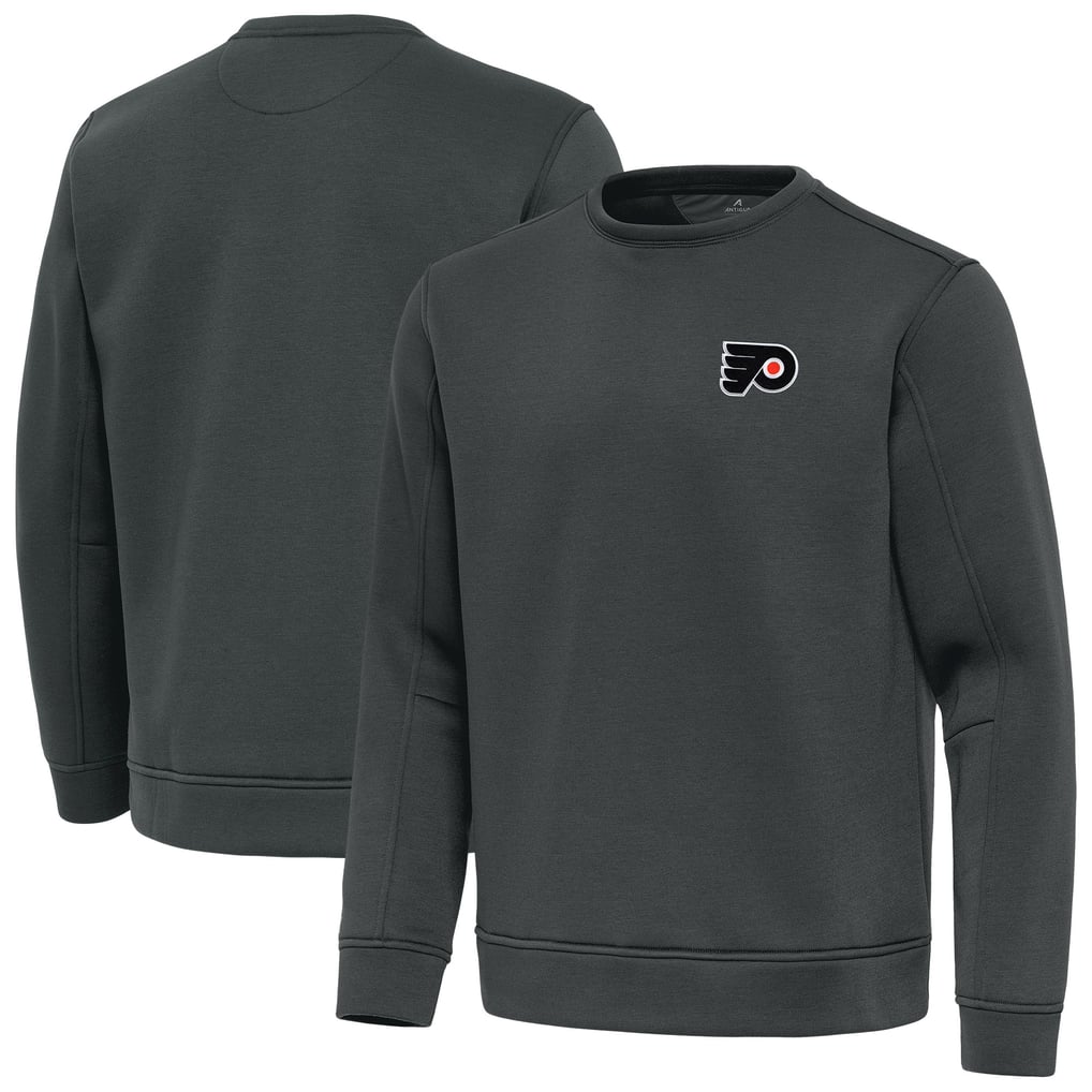 Philadelphia Flyers Antigua Relevant Lightweight Pullover Sweatshirt - Pewter