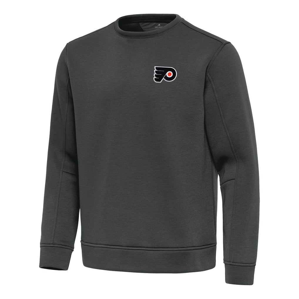 Philadelphia Flyers Antigua Relevant Lightweight Pullover Sweatshirt - Pewter