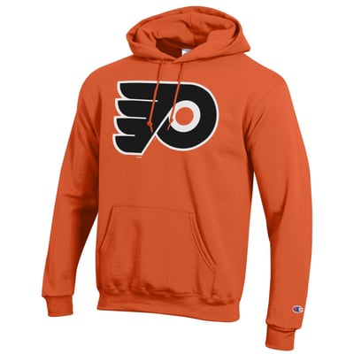 Philadelphia Flyers Champion Primary Logo Pullover Hoodie - Orange