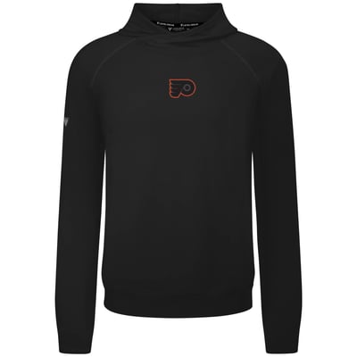 Philadelphia Flyers Levelwear Night Burst Mandate Tri-Blend Raglan Hoodie - Black
