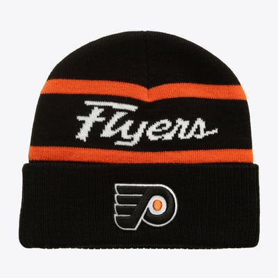 Philadelphia Flyers Mitchell & Ness Head Coach Cuffed Knit Hat - Black