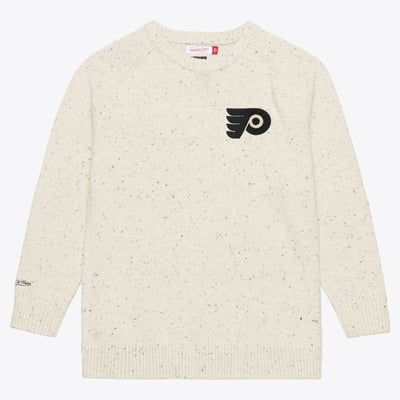  Philadelphia Flyers Mitchell & Ness Cookies & Cream Sweater - Cream